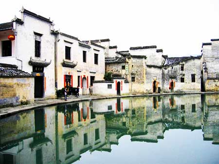 宏村民居图片