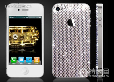 1500颗施华洛世奇镶钻iPHONE 4