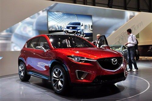 马自达minagi概念车—cx5原型车,未来长安马自达首款创驰蓝天技术