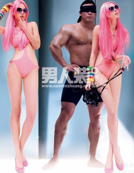 性感超模<em>美腿翘臀</em> 男人装造福恋腿癖(2)_新浪上