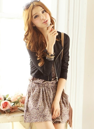 初冬乖巧女孩的保暖装扮清新可人