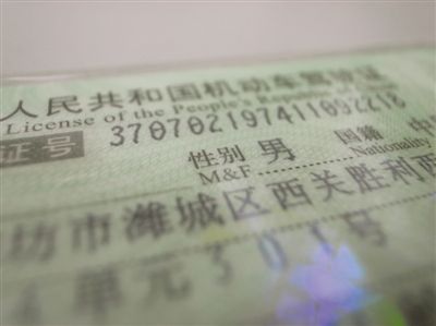 驾照雌雄同体 老外指中国驾照英文注释雌雄同