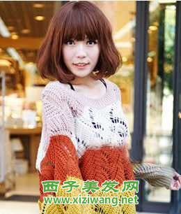 甩开额头窄脸宽 塑造甜美动人造型