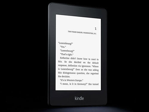 亚马逊发布电子书Kindle paperwhite