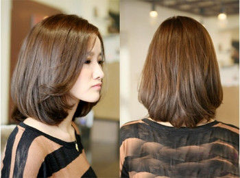 窄额头宽下巴发型推荐