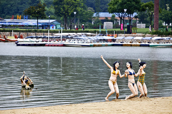 上海月湖雕塑公园攻略之游艺设施