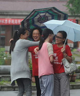 上海高考现场
