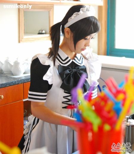沪上最多美女服务生的<em>餐厅</em>:美萌<em>女仆</em>咖啡店、