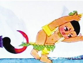 老动画片露点镜头 实为温馨一幕(图)