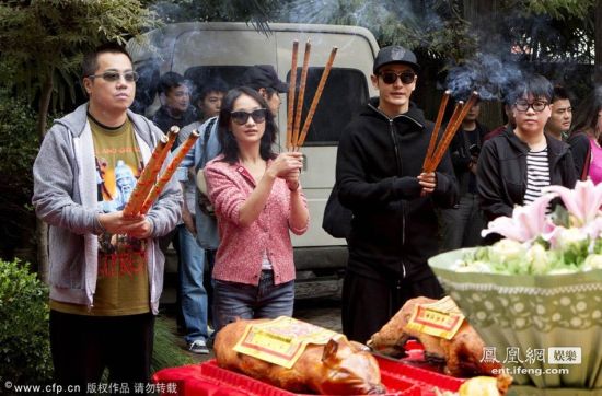 黄晓明周迅聚首撒娇