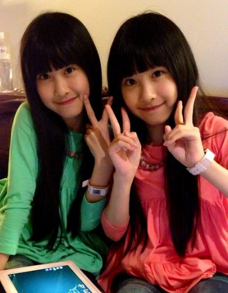 台湾萝莉双胞胎<em>姐妹</em>花 清纯可爱人人点赞(图)(