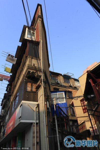 宁波路异形老宅薄如纸片 宁波路异形老宅薄如纸片