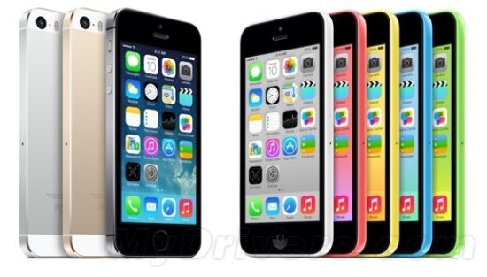 iPhone 5S和iPhone 5C手机 iPhone 5S和iPhone 5C手机