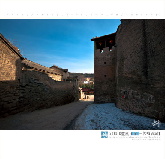 蓝风摄影:郭峪古城规模宏大的蜂窝城
