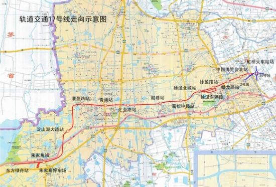 17号线全长约35公里 17号线全长约35公里
