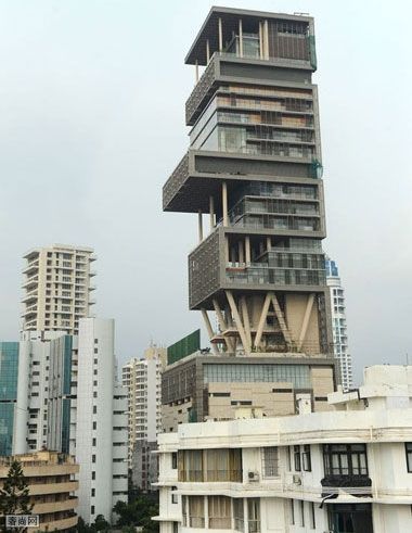 盘点全球亿万富翁的奢华豪宅 穆凯什·阿姆巴尼