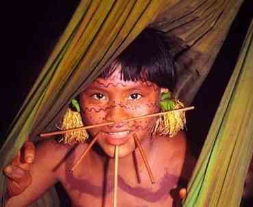 探访神秘的巴西亚马逊女性部落 印第安人的婚