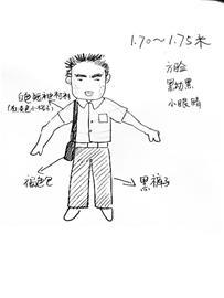 女乘客手绘“色狼肖像图 女乘客手绘“色狼肖像图