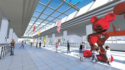 方案1:迪士尼之旅。 (效果图) 方案1:迪士尼之旅。 (效果图)