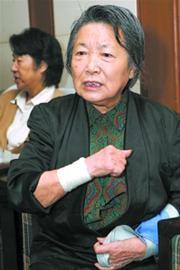 2008年10月23日,蓝为洁参加上海举行的谢晋电影作品回顾展。 2008年10月23日,蓝为洁参加上海举行的谢晋电影作品回顾展。
