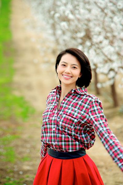 高圆圆微博记录美国健康之旅