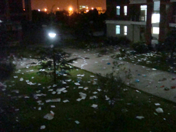 杉达学院世界杯期间断网惹众怒 学生砸热水瓶